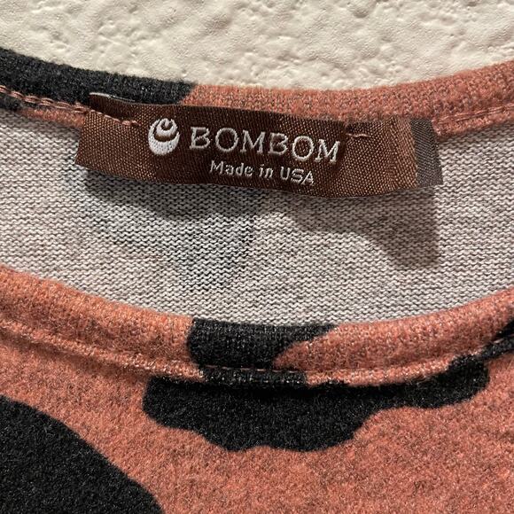 BomBom Leopard Print Knit Midi Dress, Size Small, Excellent Used Condition - Picture 2 of 3